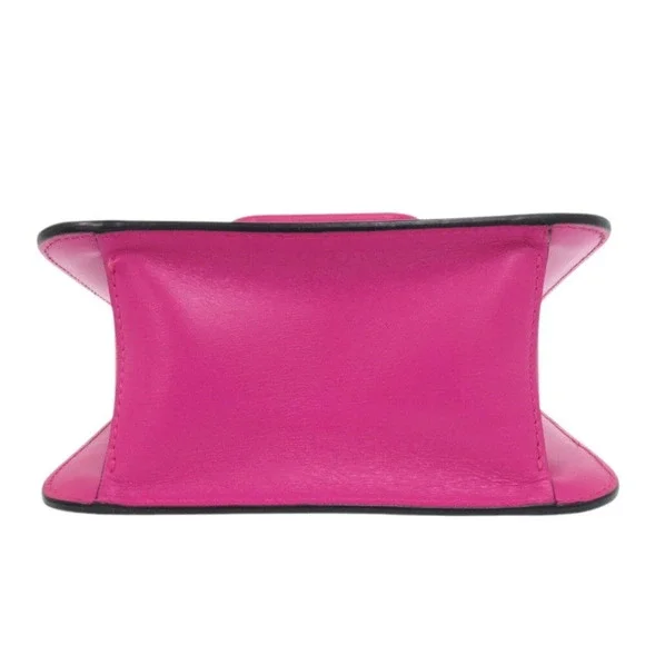 VALENTINO GARAVANI Pink Leather Shoulder Bag - Picture 7 of 10